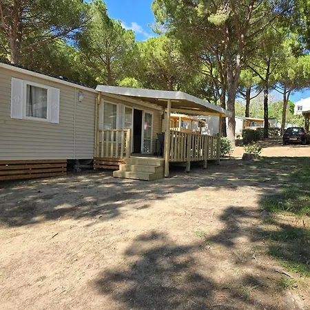 Mobilhome 3 Chambres, 500m Plage, Camp 5 étoiles Campeggio