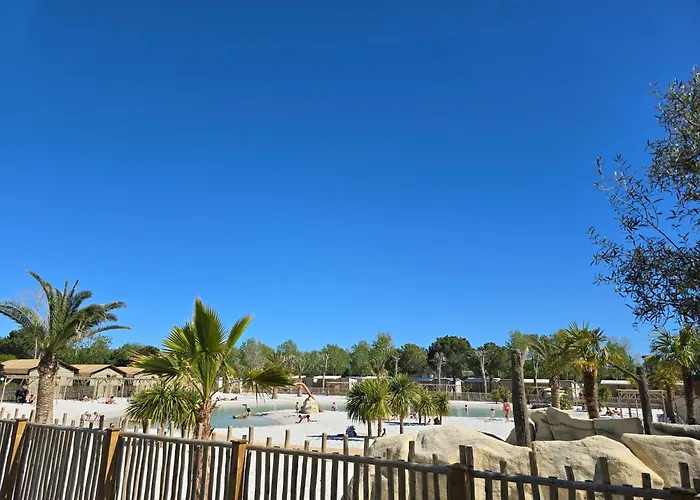 Mobilhome 3 Chambres, 500m Plage, Camp 5 Etoiles Κάμπινγκ Vendres